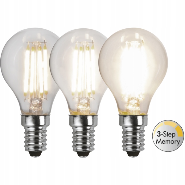 

Żarówka Led Clear E14 4,2W 3000k 3-stopnie mocy