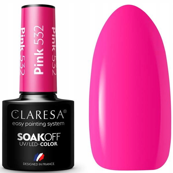 

Claresa Lakier Hybrydowy Pink 532