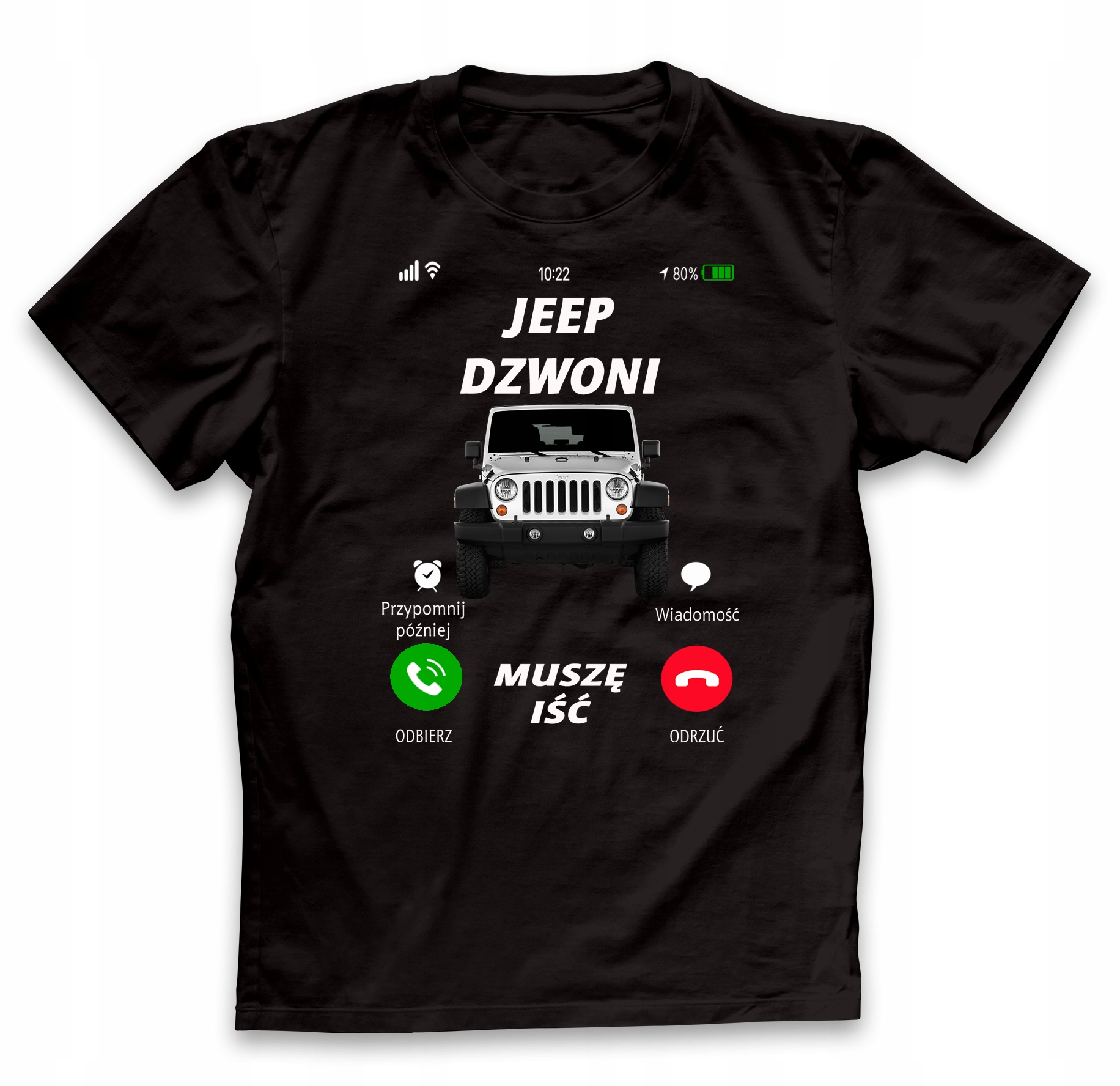 

Koszulka Jeep Dzwoni dla fana roz.L