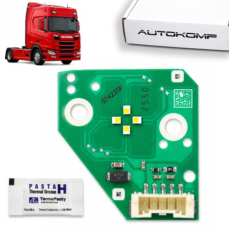 Modul Led Drl pro lampy Full Led Scania S R P G Xf NextGen, žlutá barva