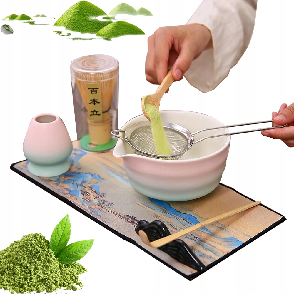 Zestaw Narzędzi Matcha 8 Elementów Do Autentycznej Ceremonii Herbaty