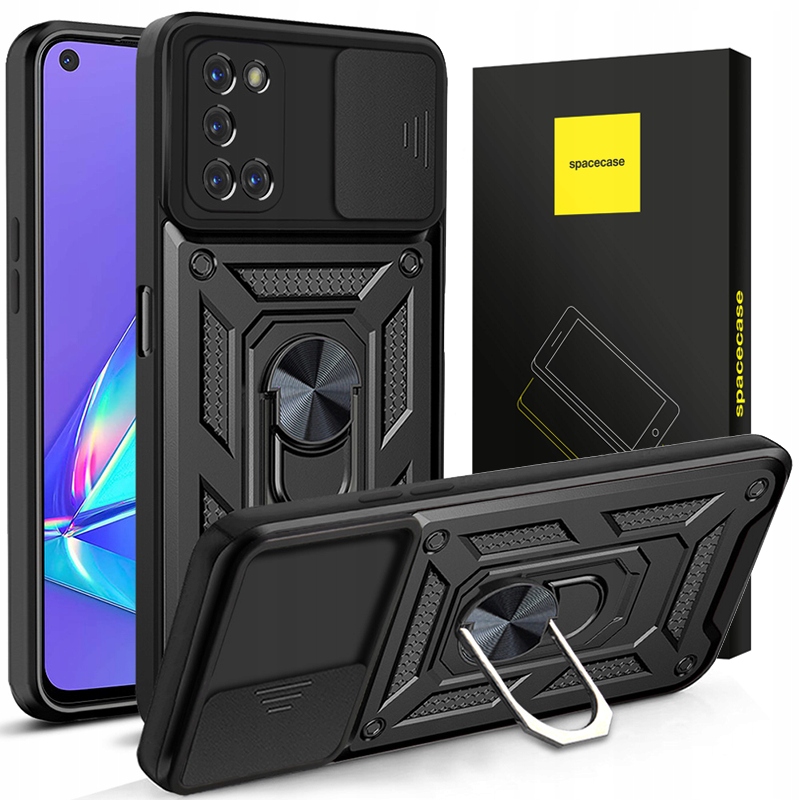

Etui Case Do Oppo A52 A72 A92 Camring Pancerne