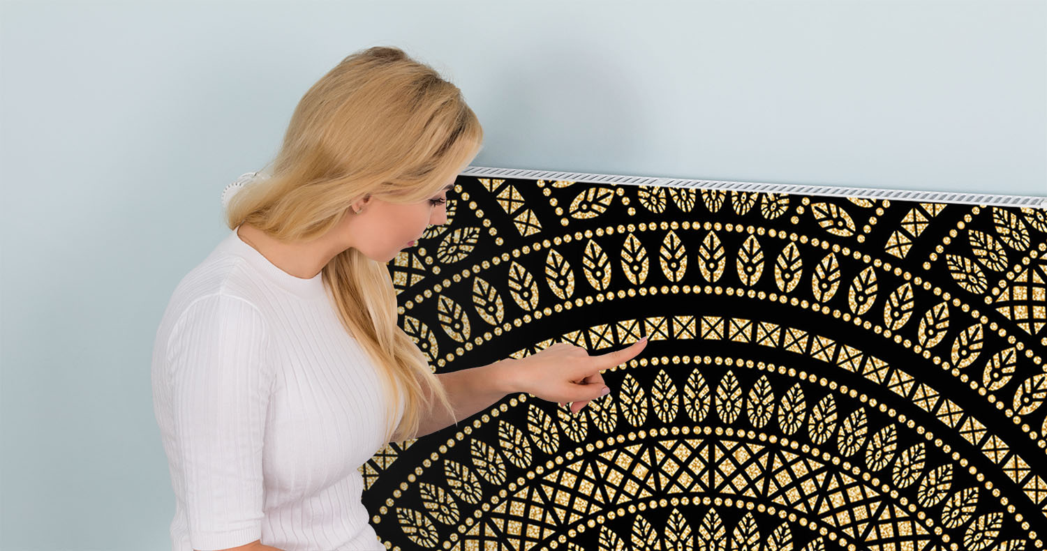 MAGNES MATA MAGNETYCZNA NA KALORYFER 100x60 WZÓR FOTOTAPETA Grubość materiału 1 mm