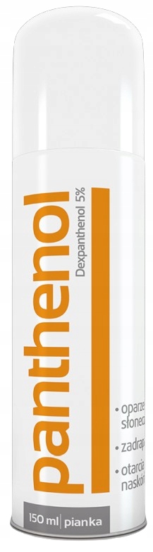 PANTHENOL 5% pianka NA OPARZENIA SŁONECZNE Aflofarm 2x150 ml EAN (GTIN) 5904356980977