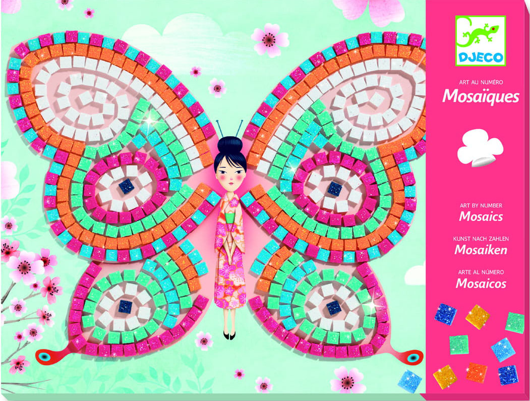 

Djeco Mozaiki Motylki Wyklejanka Z Brokatem