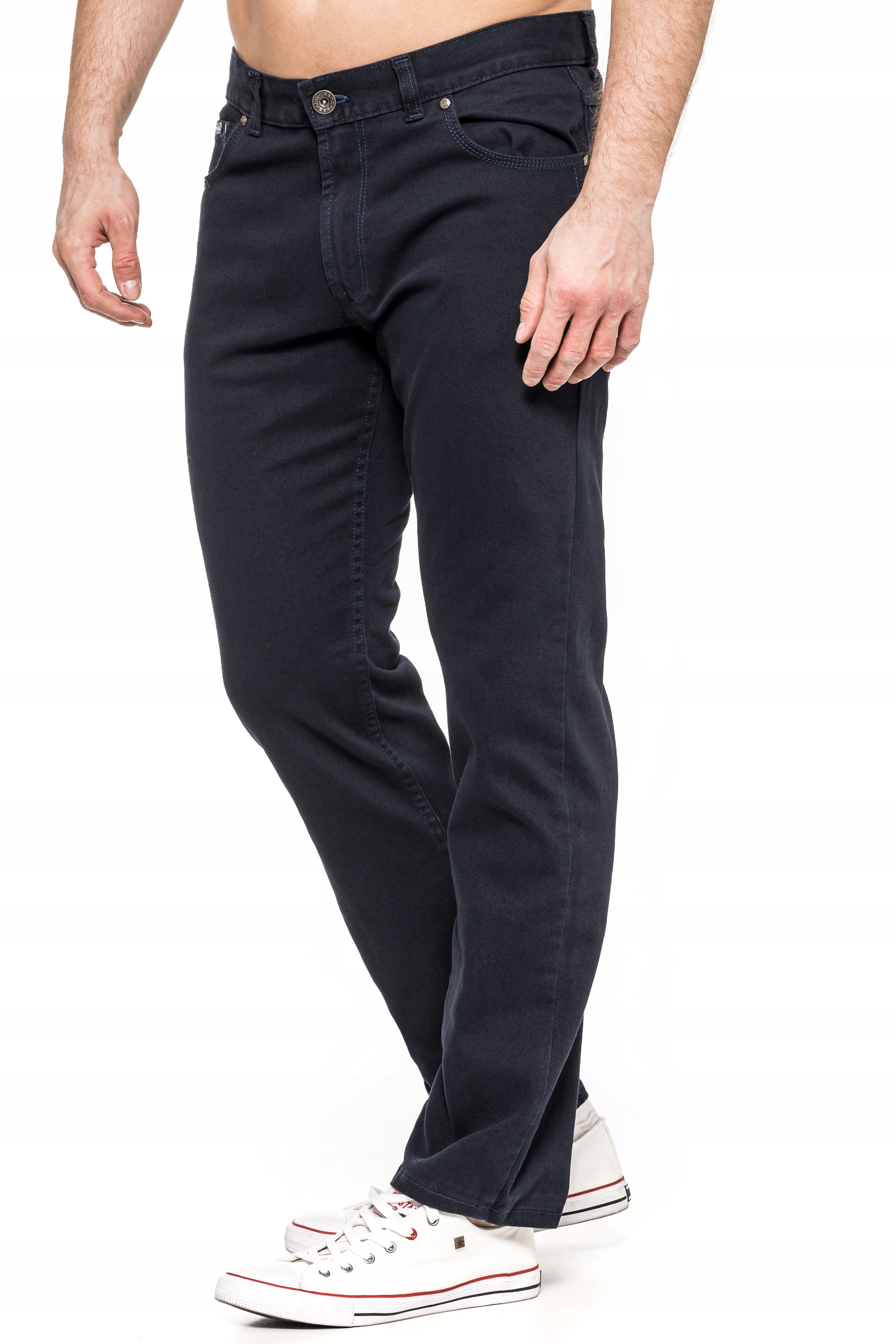 SPODNIE MĘSKIE CHINOS STANLEY - 400/124 -104cm/L32 Materiał dominujący bawełna