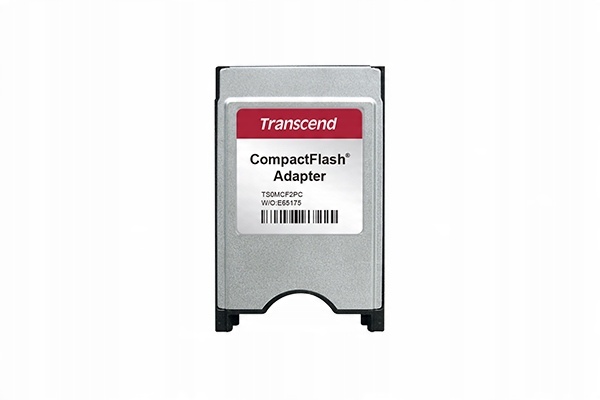 

Transcend Adapter Compact Flash Cf do Pcmcia 2/3