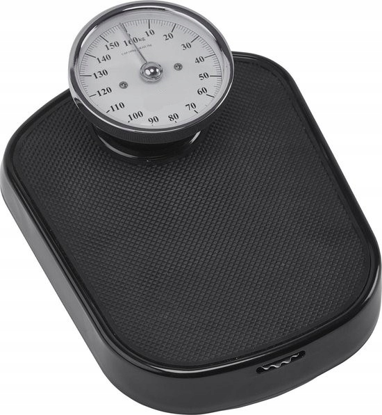 Waga Łazienkowa Retro Do 160KG Quigg DT-612 Czarna