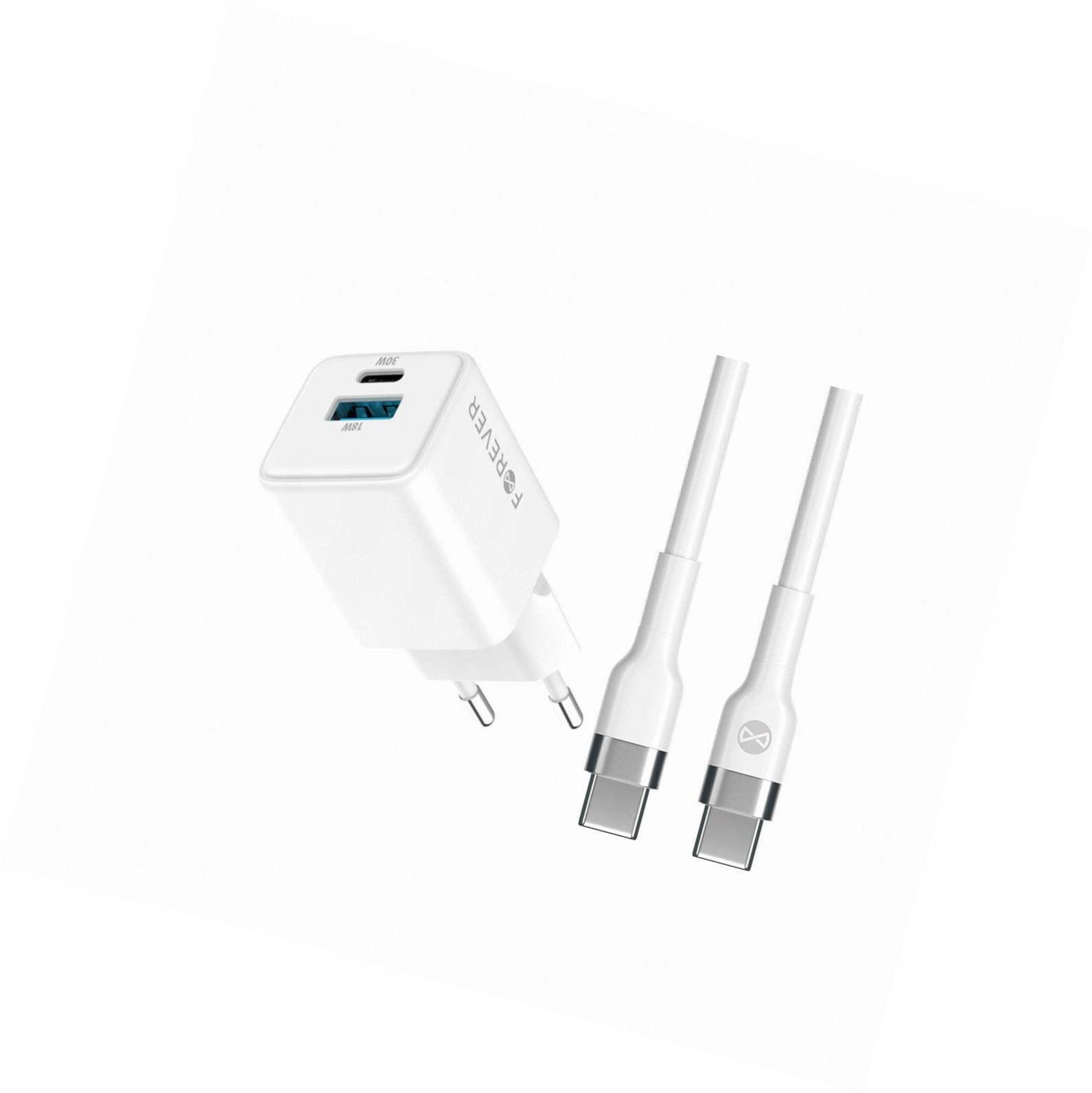 Szybka ładowarka GaN 30W Usb i Usb-c z kablem do Xiaomi Redmi Note 9 Pro