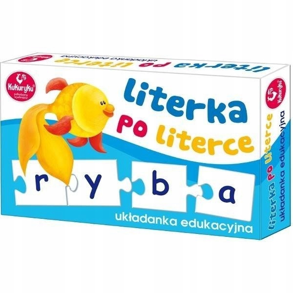 

Kukuryku układanka Edukacyjna Literka po Literce