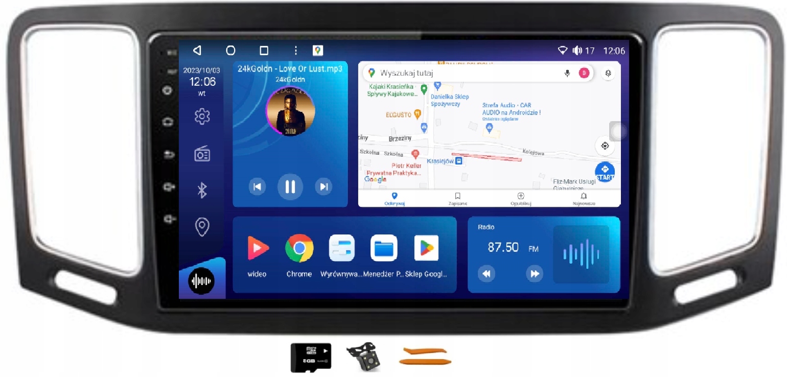 Rádio Android Navigácia Qled Carplay 128GB Lte Gps Seat Alhambra 7N 2 11-19