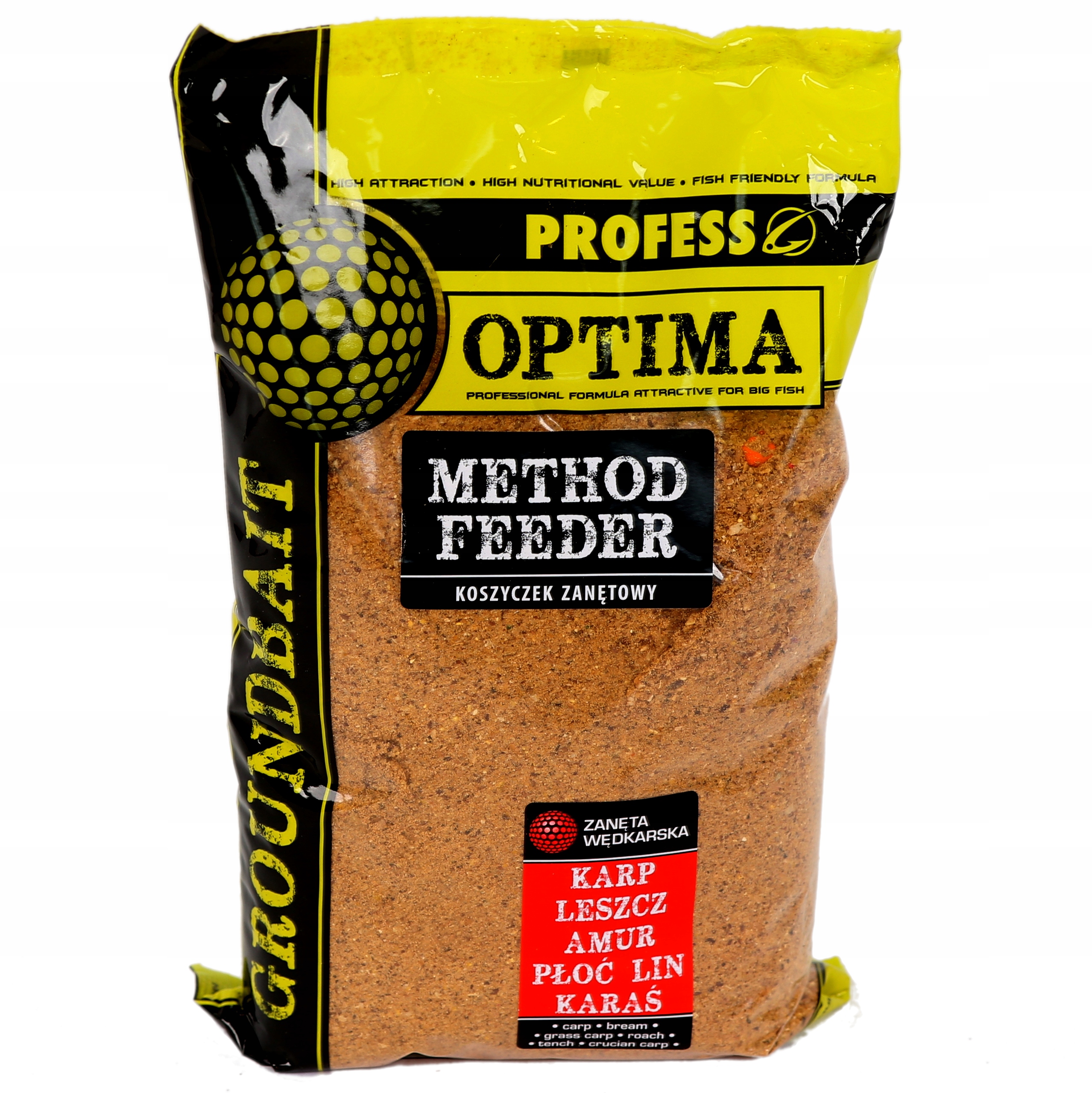 Zanęta wędkarska PROFESS Optima 1kg METHOD FEEDER Kod producenta Optima09 Method Feeder