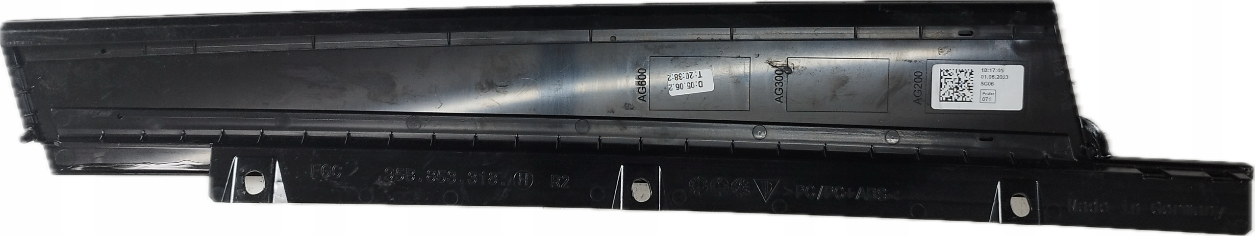 PORSCHE MACAN pillar trim B left front 95B853318H
