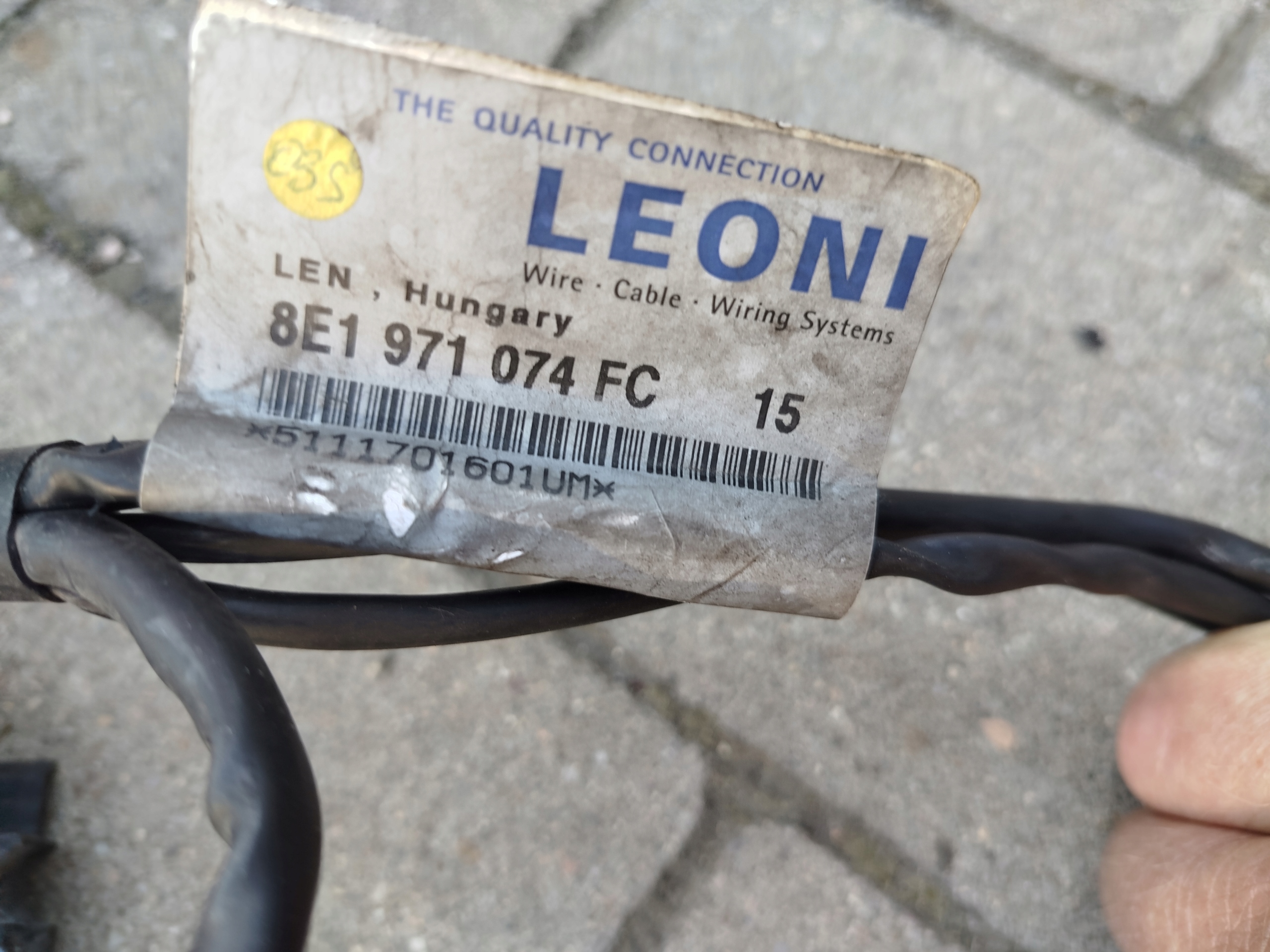проводка двигателя Audi A4 B7 2,0TDI BPW 8E1971074FC
