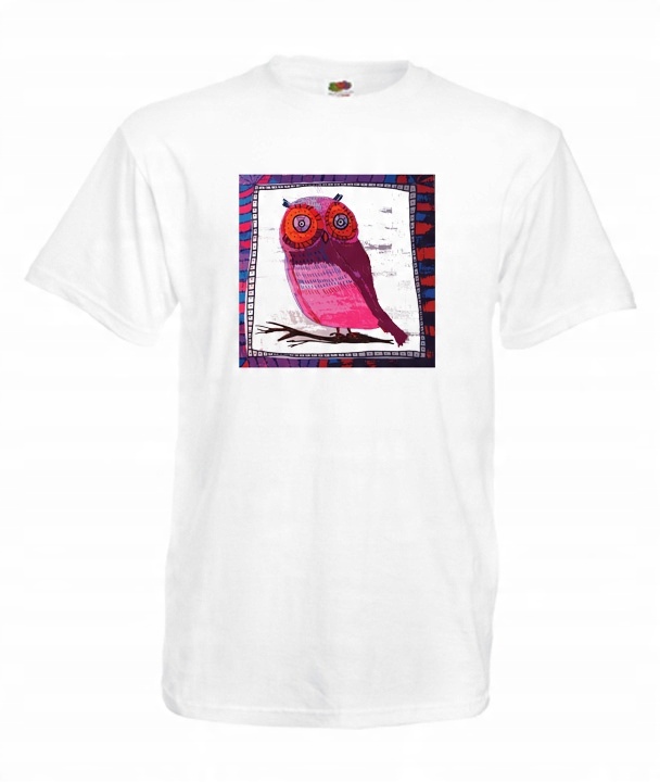 

XXXL Koszulka Męska Sowa Sowy Kolorowa Sówka Owl