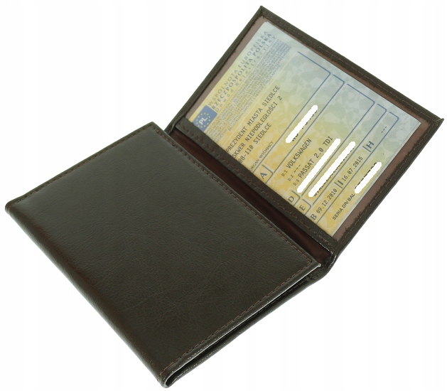 OKŁADKA ETUI NA LEGITYMACJE SZKOLNĄ DOKUMENTY BRĄZ Rodzaj na dokumenty