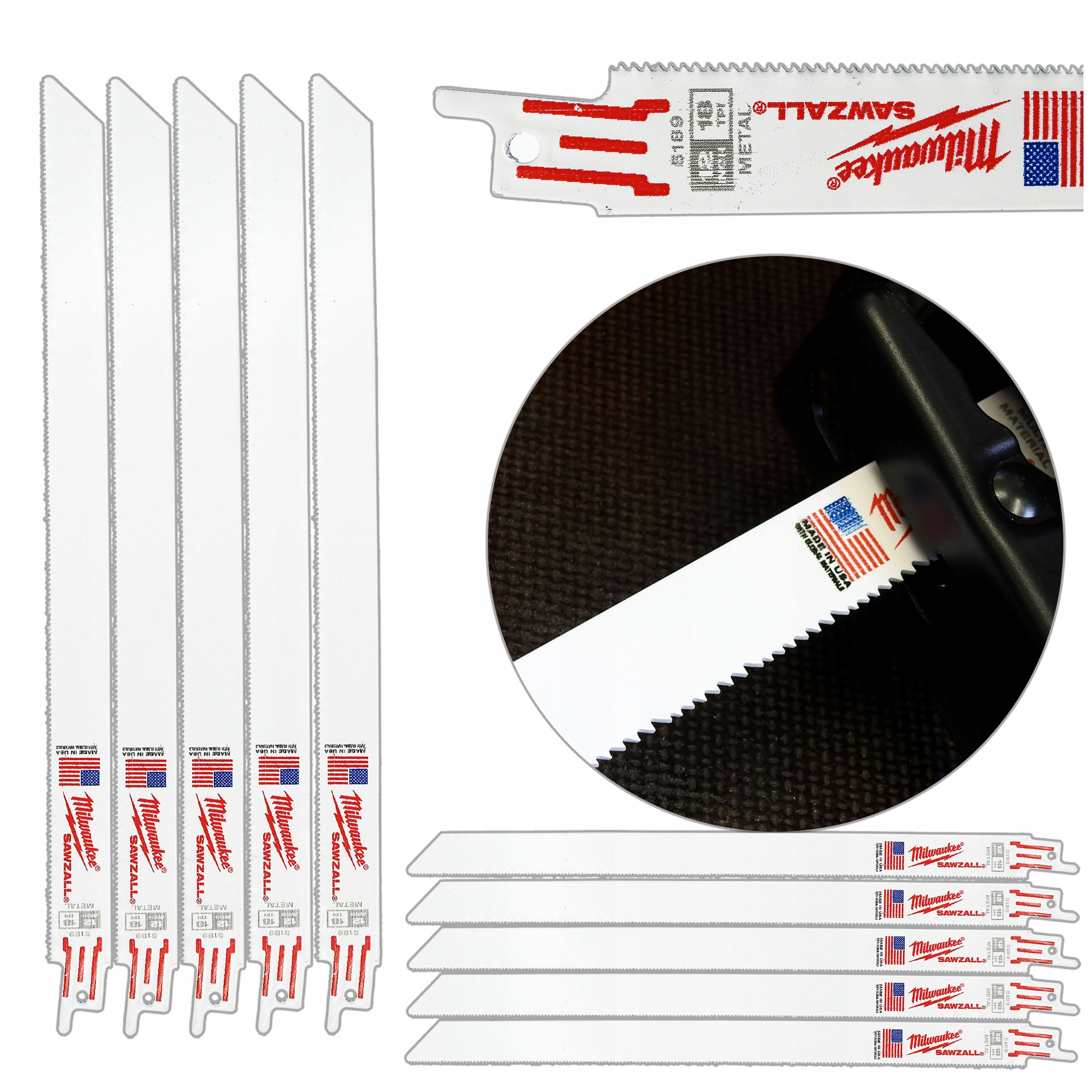 Pilový List na kov a nerezovou pilu 230 mm, sada 10 Ks