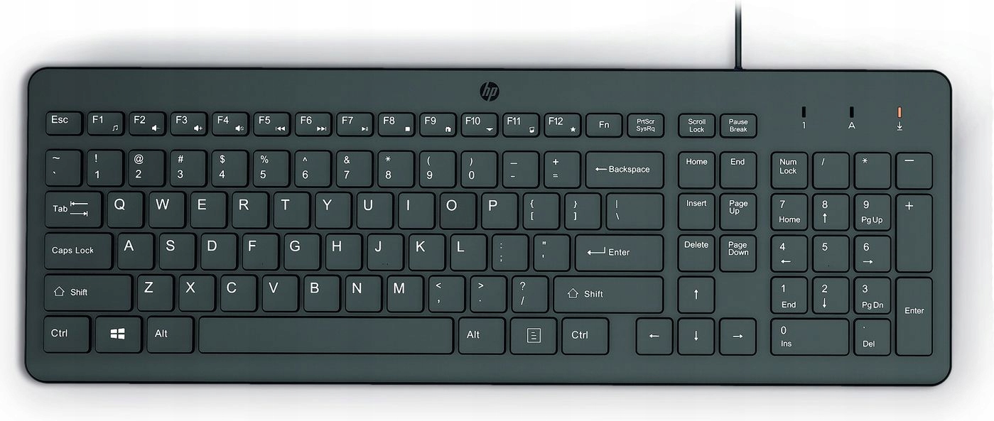Klawiatura przewodowa Hp 150 Usb Euro, 664R5AA#ABB