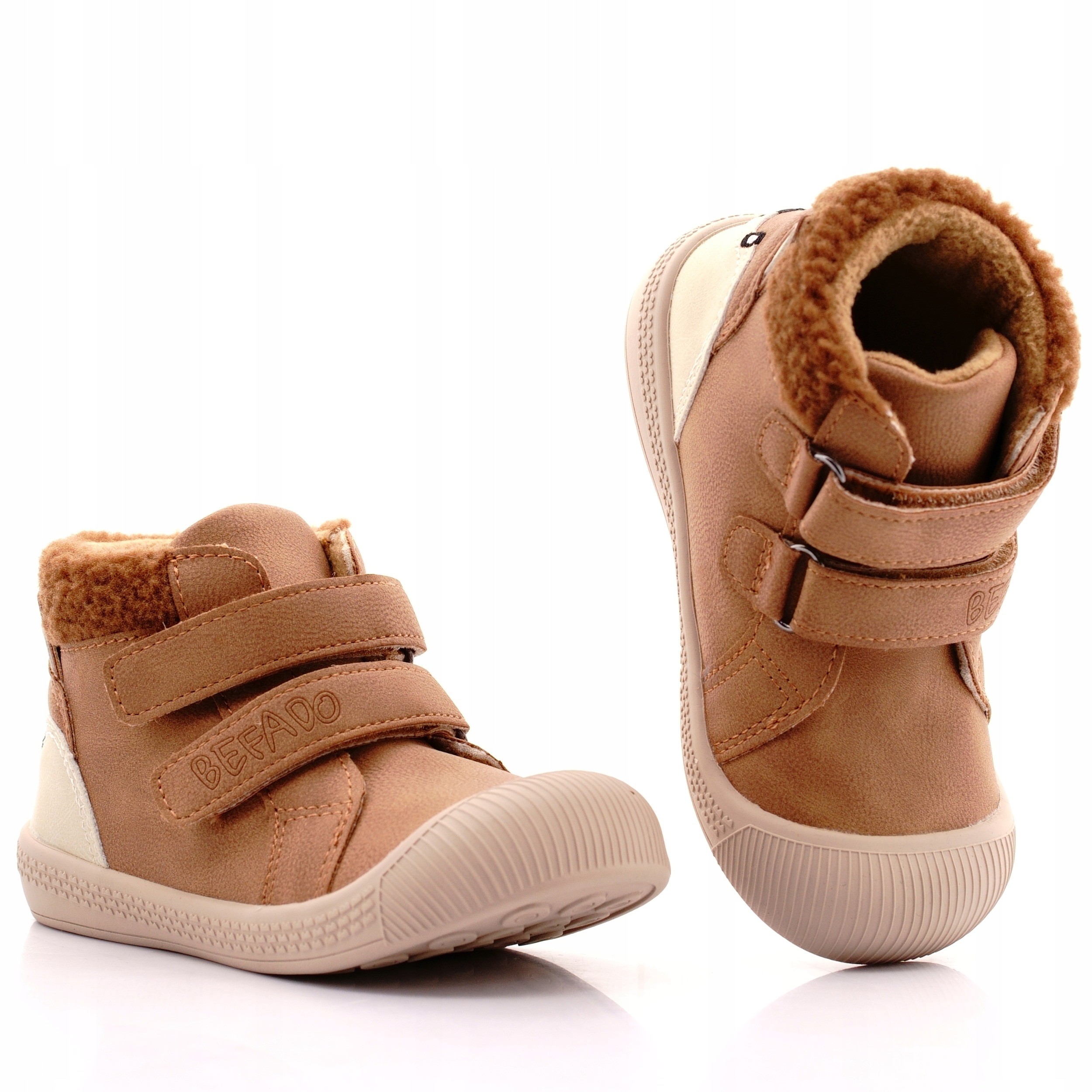 Befado Barefoot Trzewiki Dziecięce Buty Przejściowe Ocieplane 006BP001 24