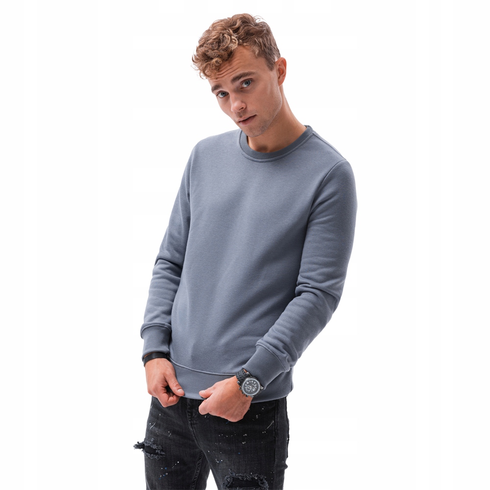 

Bluza męska bez kaptura B978 jeansowa L