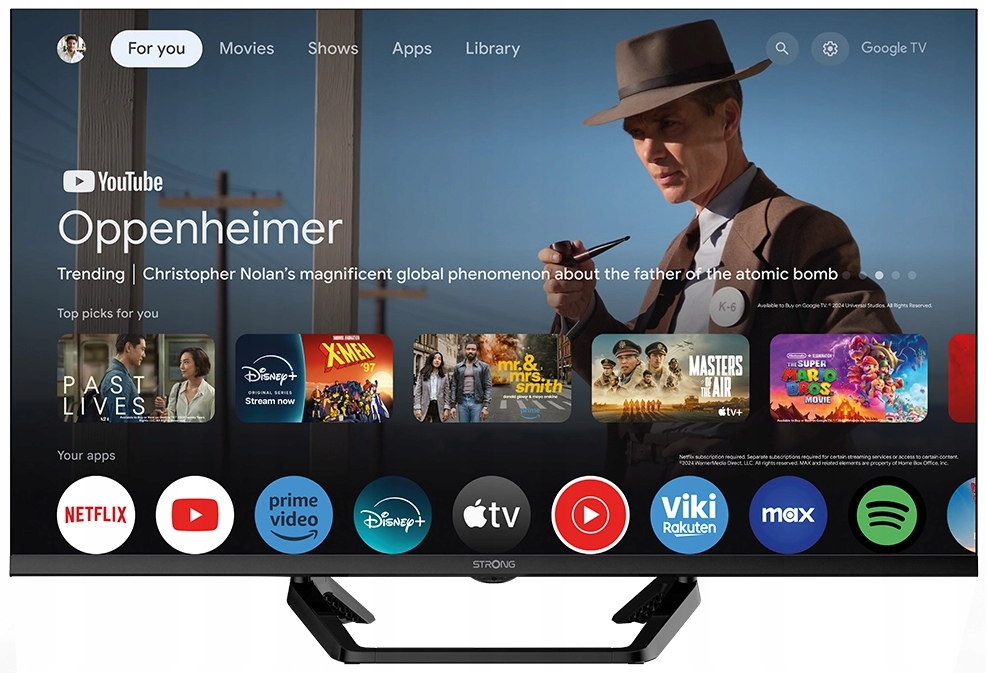 Strong Smart Led Tv 32"/ SRT32HG4723C/ Hdr/ 1366x768/ DVB-T2/C/S2/ H.265/HE