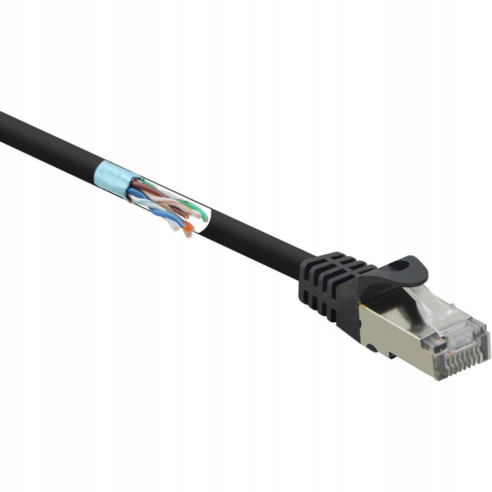 Renkforce RF-4732884 kabel sieciowy Czarny 5 m Cat5e F/UTP (FTP)