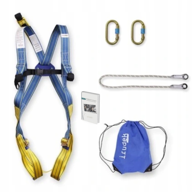Zestaw asekuracyjny Irudek Roque Nublo Szelki Lina Hak EN361 r. L/XL