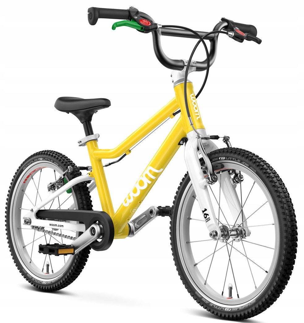 Rower woom Go 3 koła 16" Vibrant Yellow Żółty Lekki