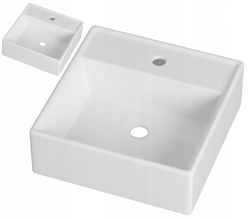 Biela Umývadlová Doska Obdĺžniková Keramická Kúpeľňová Arco