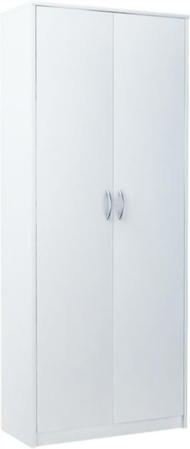 Regał Simple R4, zamykany, szafa, półki, Biały Kod producenta LOREN