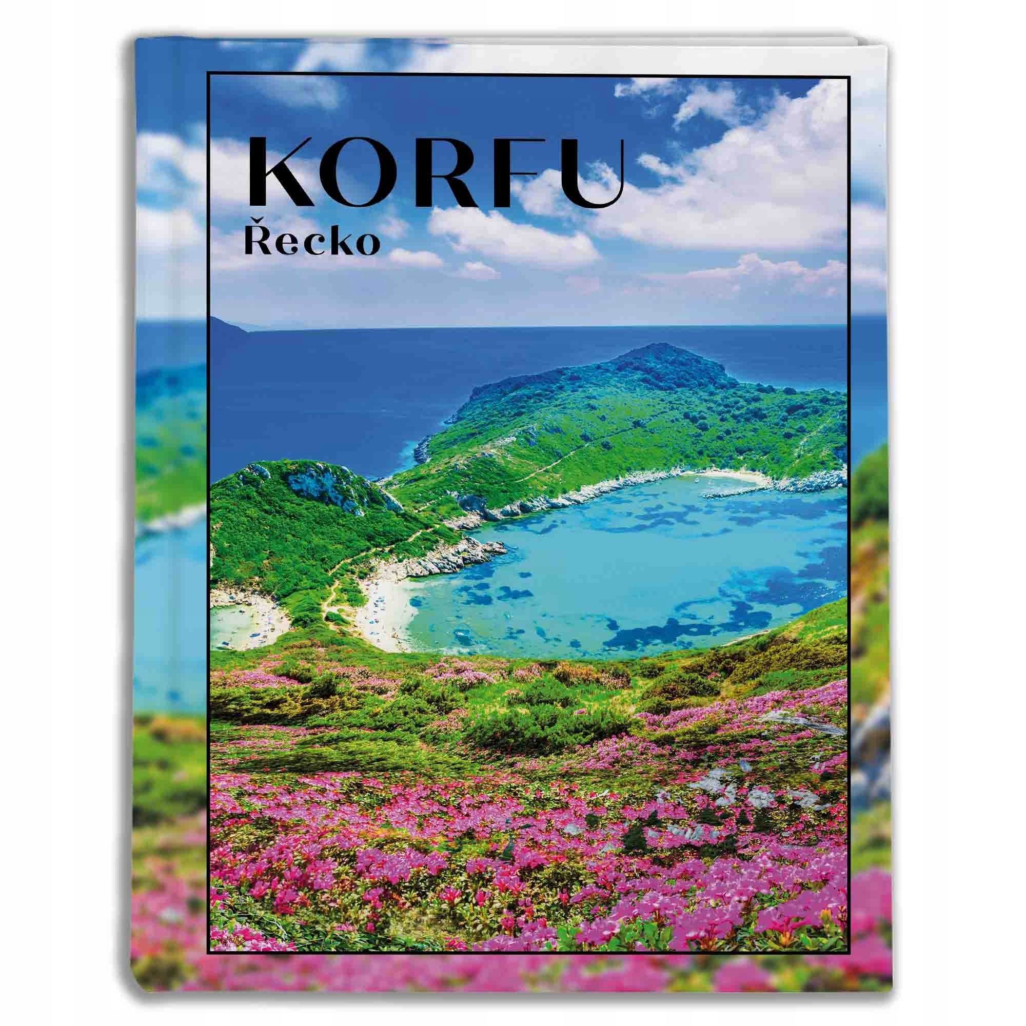 Tradiční album s 60 černými listy 19,5x26 cm Korfu 668(cz)