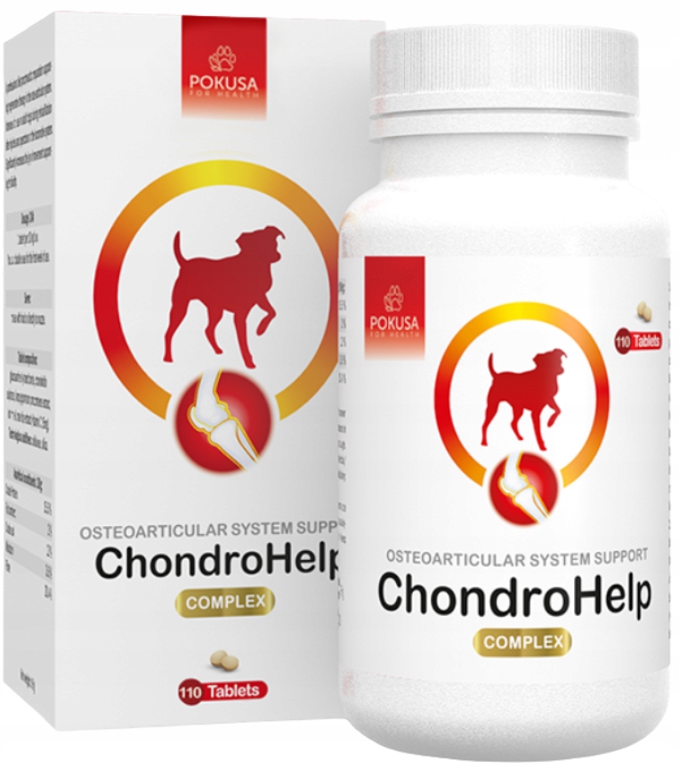 Levně Pokusa ChondroHelp Complex pro klouby a regeneraci u psa 110 tablet