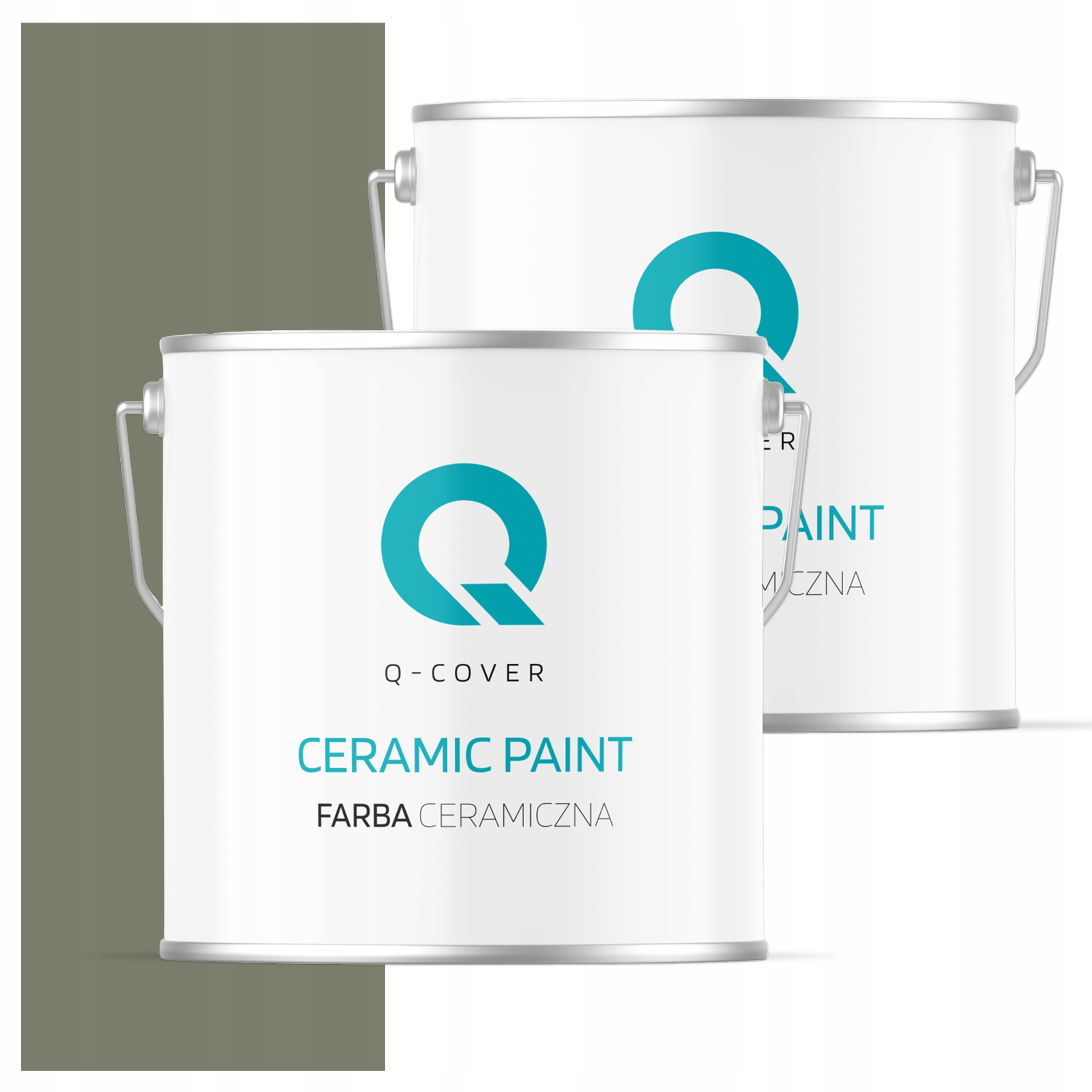 Keramická umývateľná farba na interiér 5L Hlboká matná Khaki Tmavá H1720