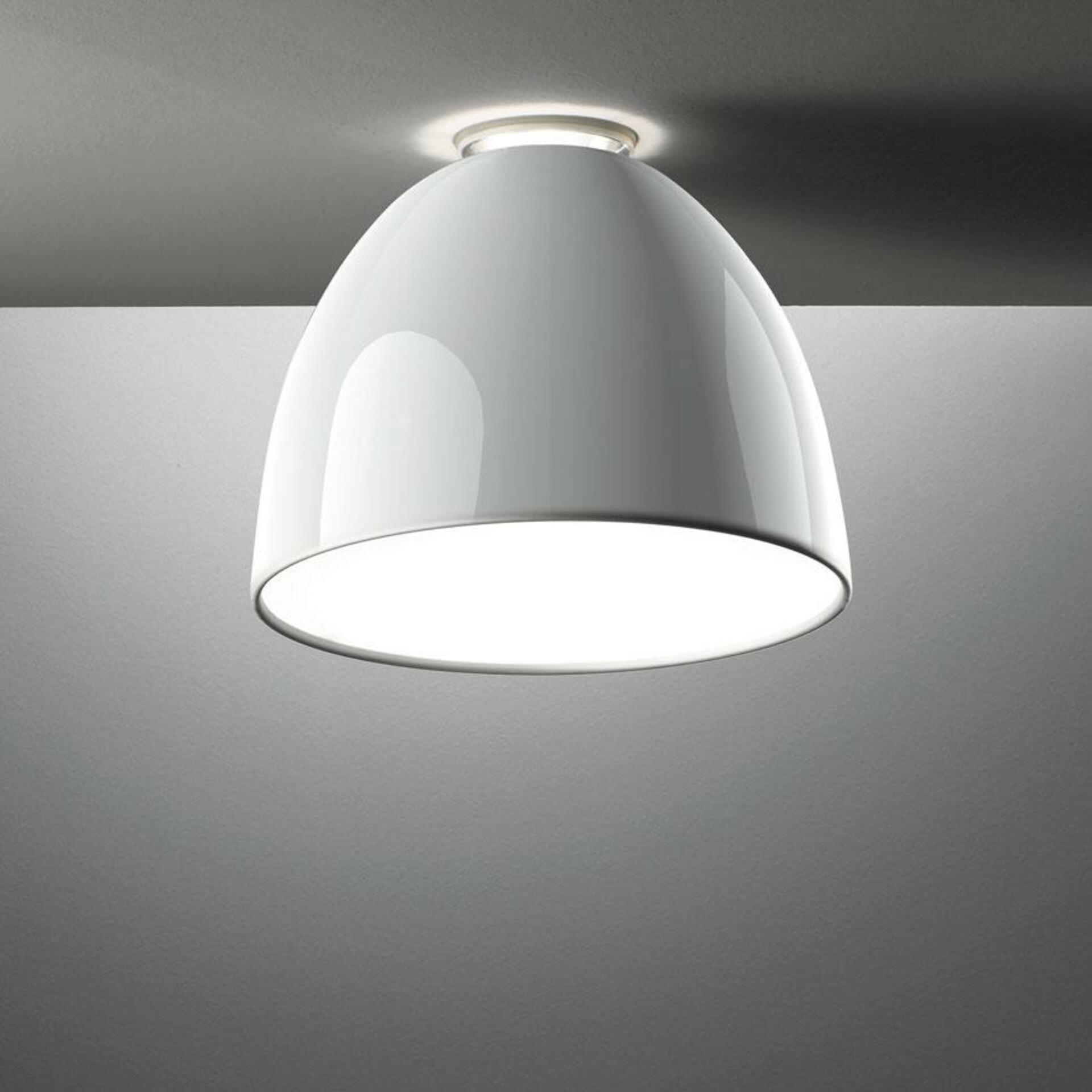 Artemide Nur Mini Gloss stropné svietidlo 150W biela, design Gismondi