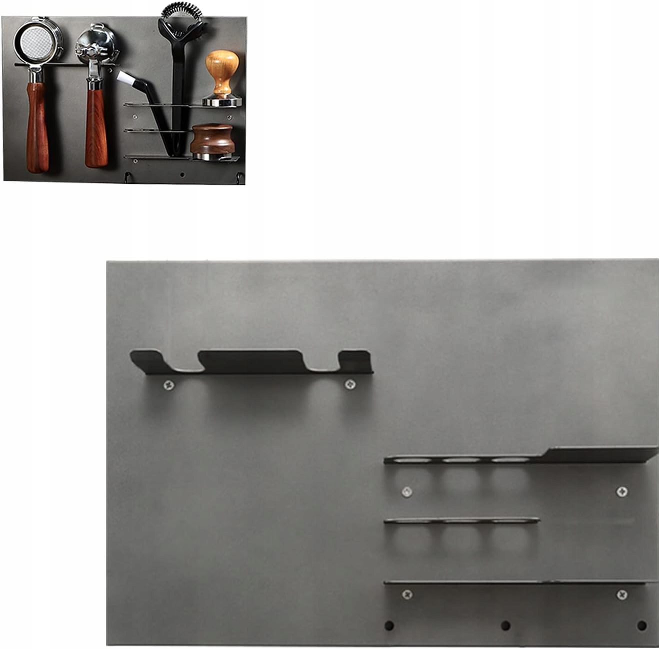 Levně Organizér do kávovaru Nástěnná police Univerzální držák Espresso stanice