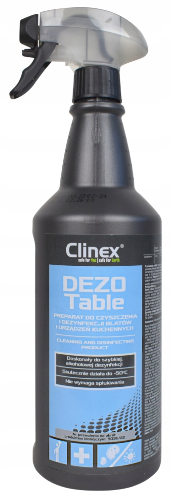 

Clinex DEZOTable Czyszczenie Dezynfekcja w Kuchni