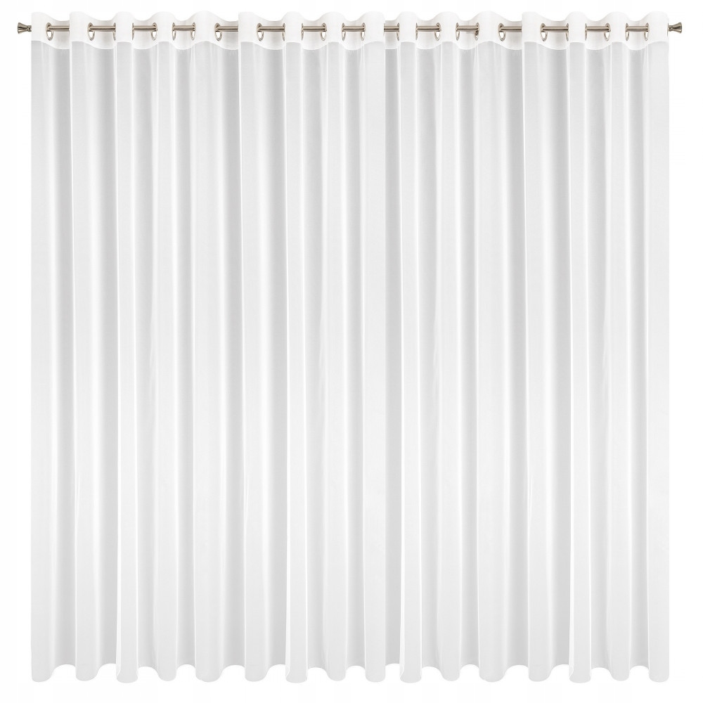 

Szeroka firana biała przelotki Jakość