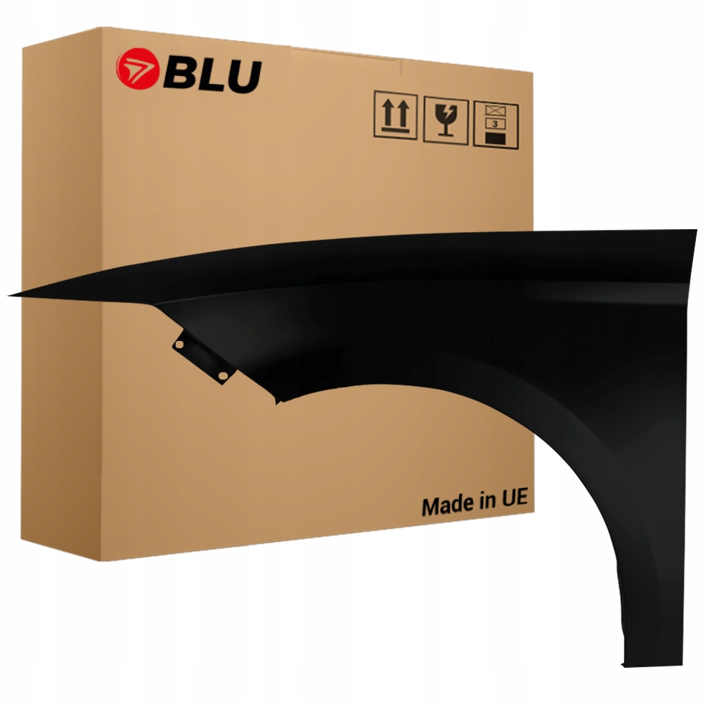 Blu Blatník Seat Leon III 3 5F LZ9Y levý černý 12-20 přední PhantomSchwarz