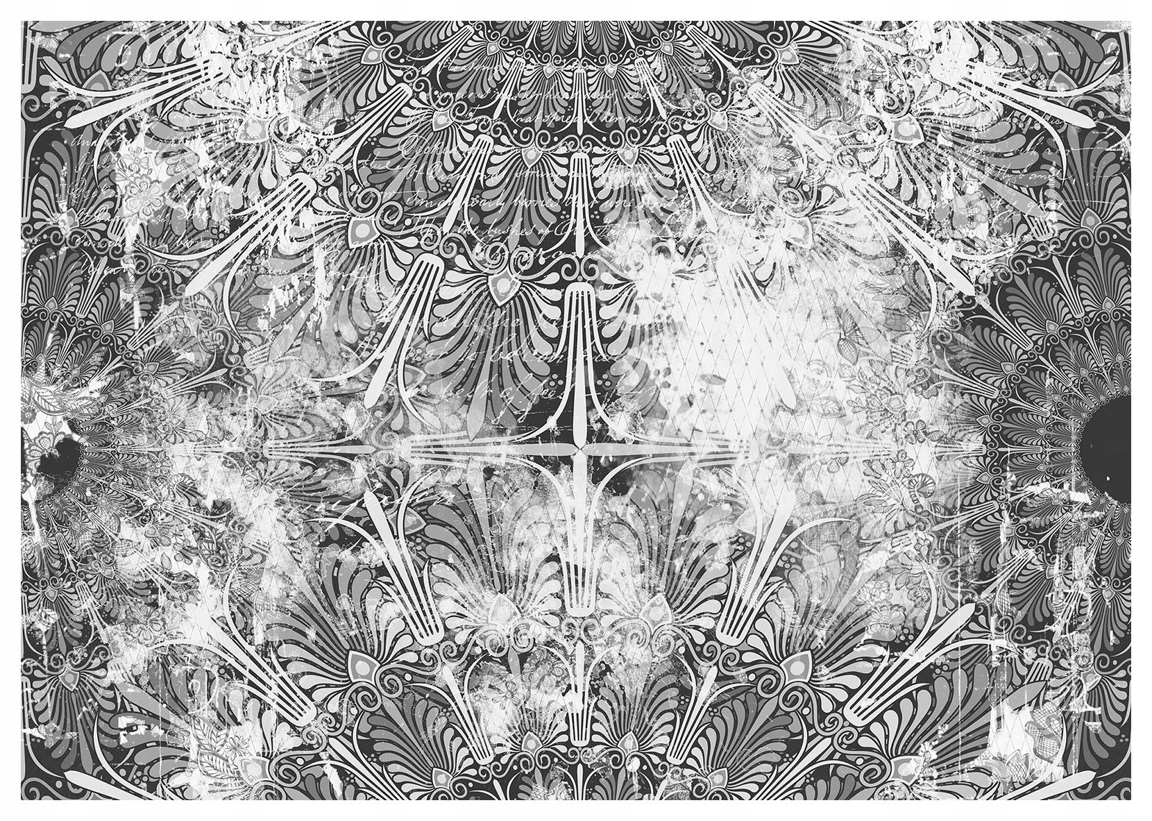 Fototapeta Květinový geometrický vzor abstrakce 350x250 do obývacího pokoje lepidlo