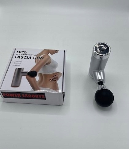 Levně Masážní pistole Massage gun mini silver