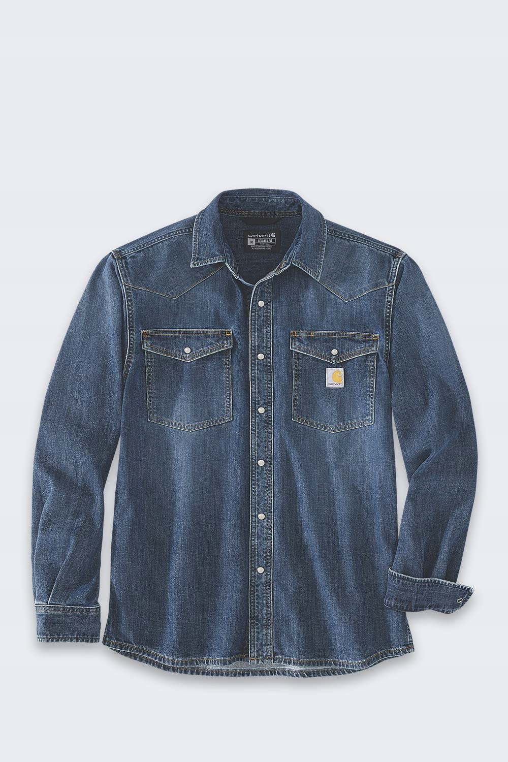 Košile Carhartt Montana Denim Relaxed Ls Wyatt