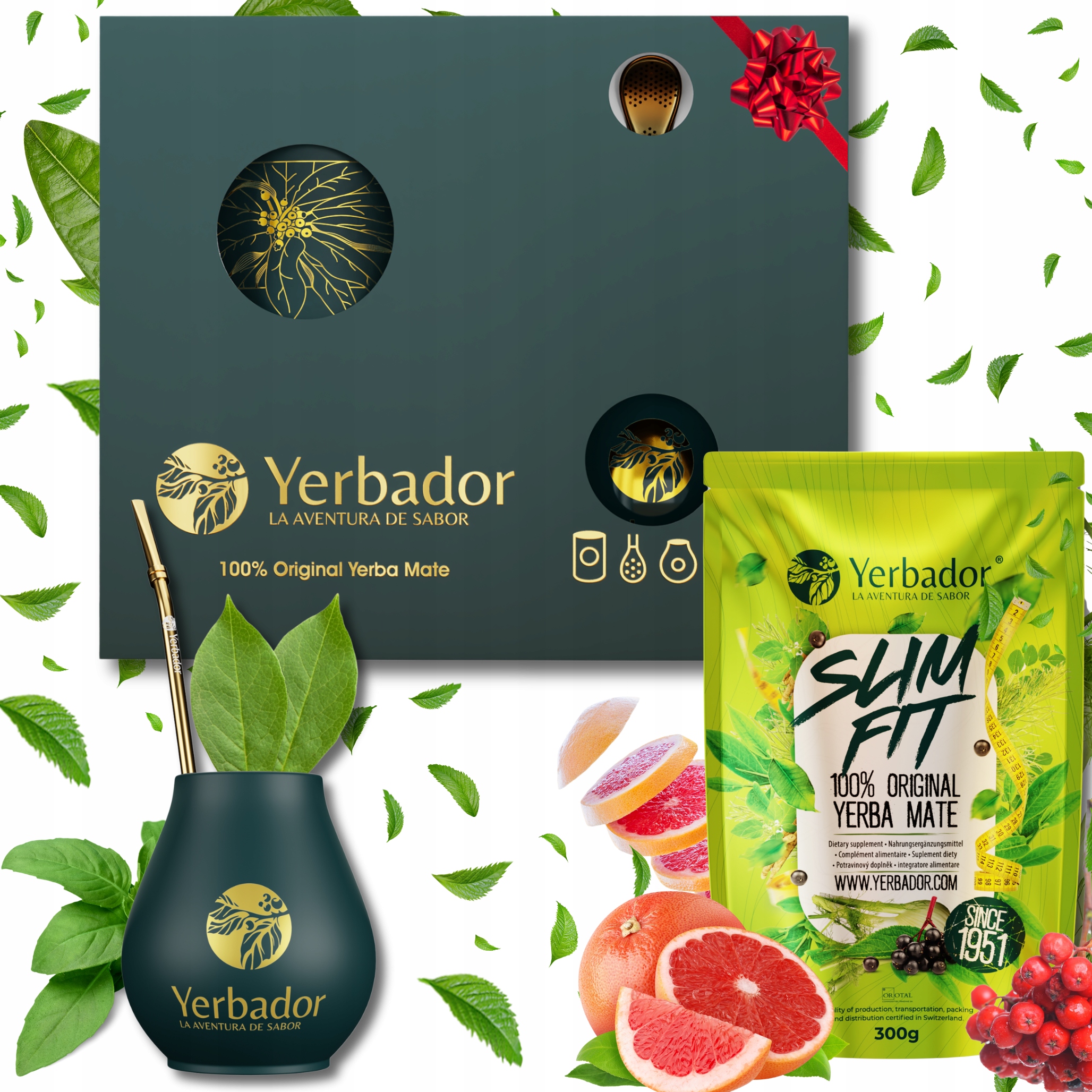 Sada Yerba Mate Slim Fit podporuje hubnutí Matero Bombilla 300 g