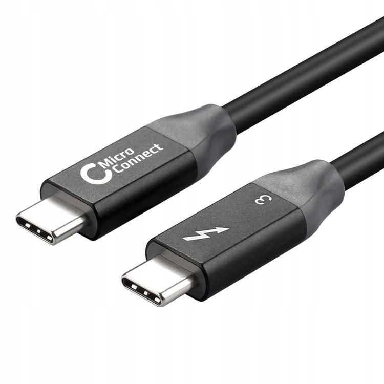 MicroConnect Kabel Thunderbolt 3, 1M