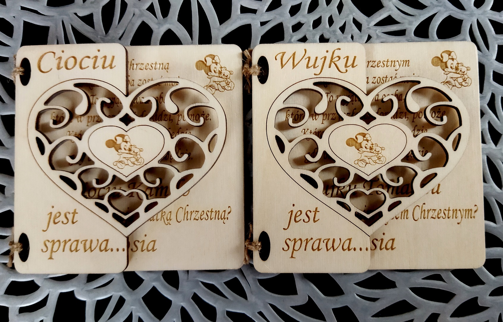 Pytanie Czy Zostaniesz Moją Matką Chrzestną Szerokość produktu 19 cm