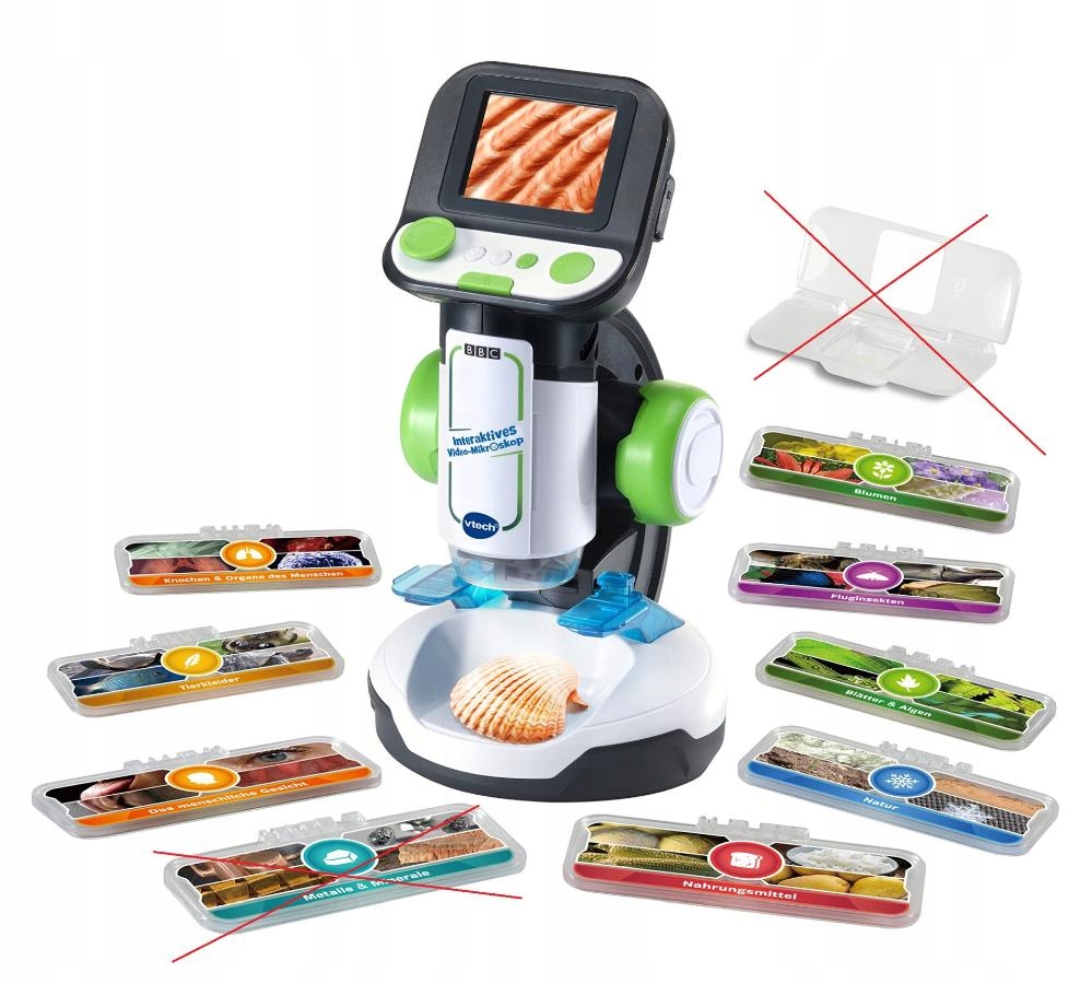 MIKROSKOP DZIECIĘCY VTECH 80616104 Materiał plastik