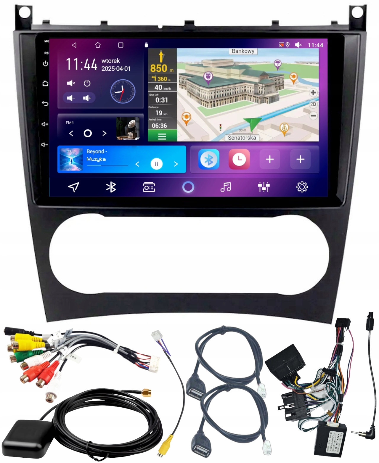 Autorádio Carplay Mercedes W203 W209 Wifi Android 4GB 64GB