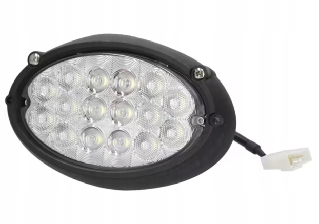 LED16 Pracovní Lampa Oválná 24W 3220lm 12/24V Krátké Soustředěné Světlo