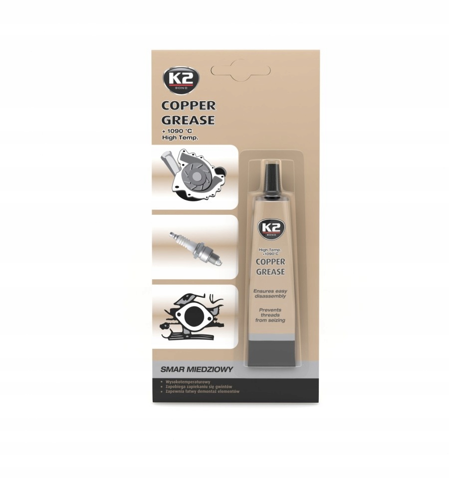 

Smar miedziowy K2 Copper Grease 20 g