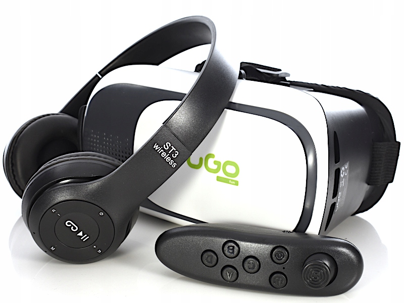 Vr brýle pro telefon sluchátka Dálkové ovládání pro hraní
