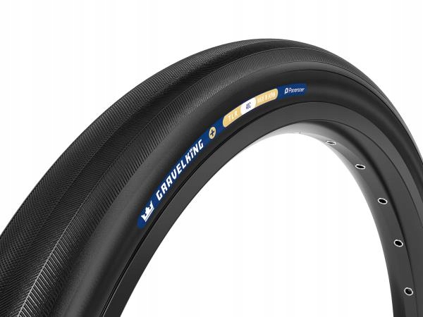 Opona Panaracer GravelKing+ Slick 700x35C czarna aramid (new)